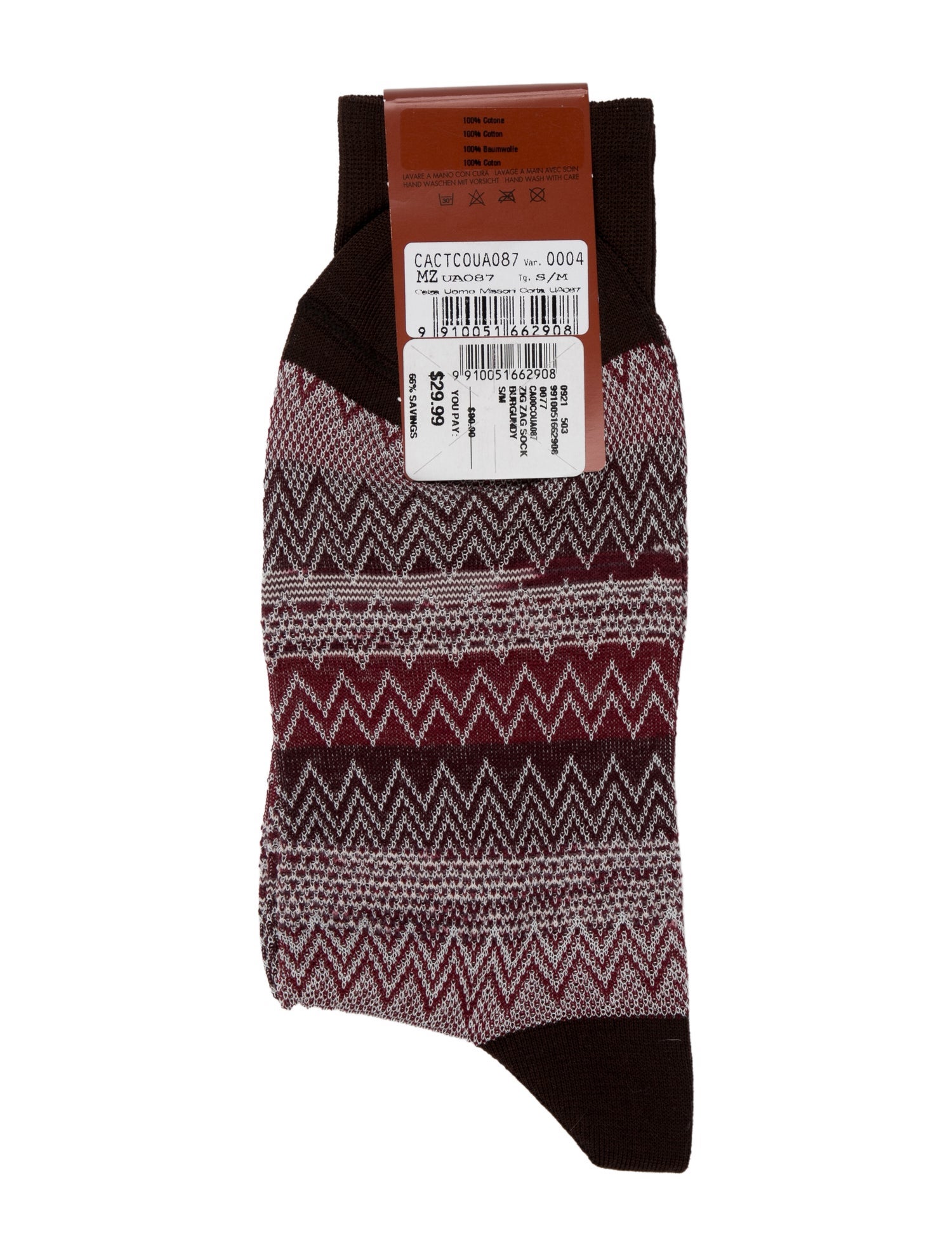 Missoni Long Patterned Sock