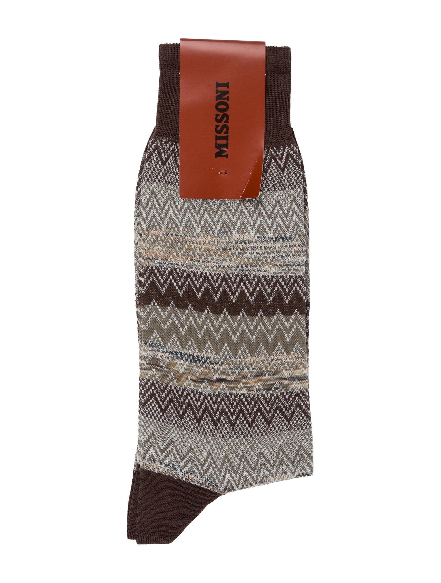 Missoni Brown Patterned Socks