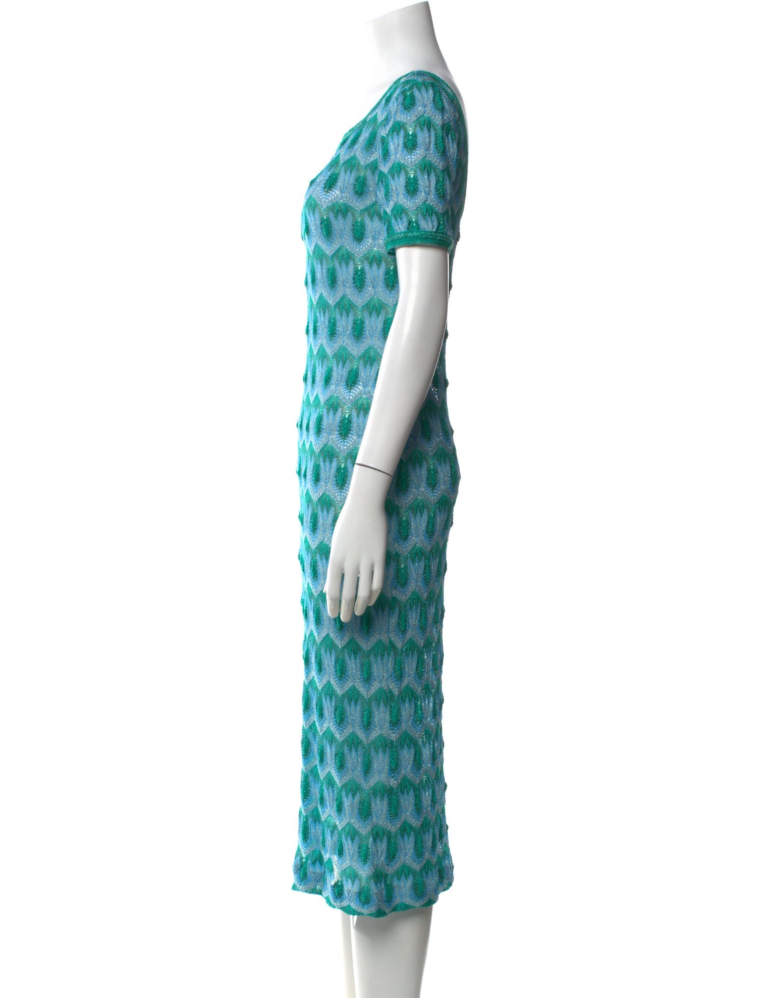 Missoni Patterned Midi Length Dress