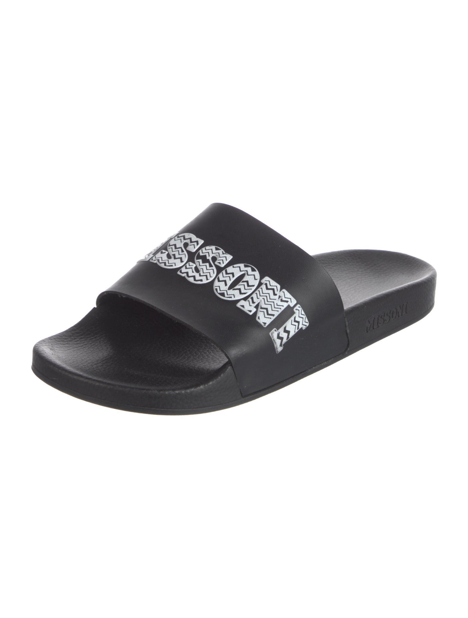 Missoni Rubber Graphic Print Slides