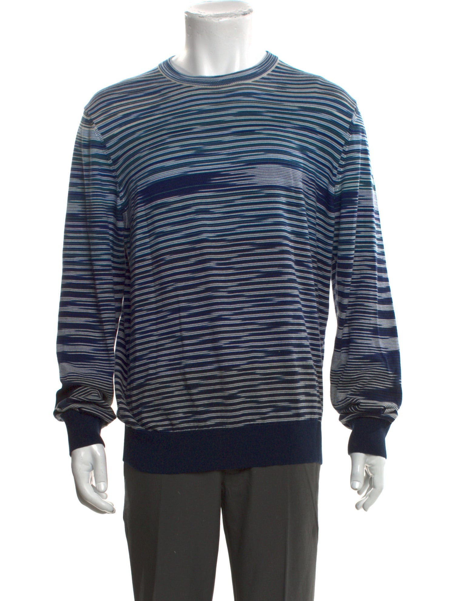 Missoni Striped Crew Neck Pullover