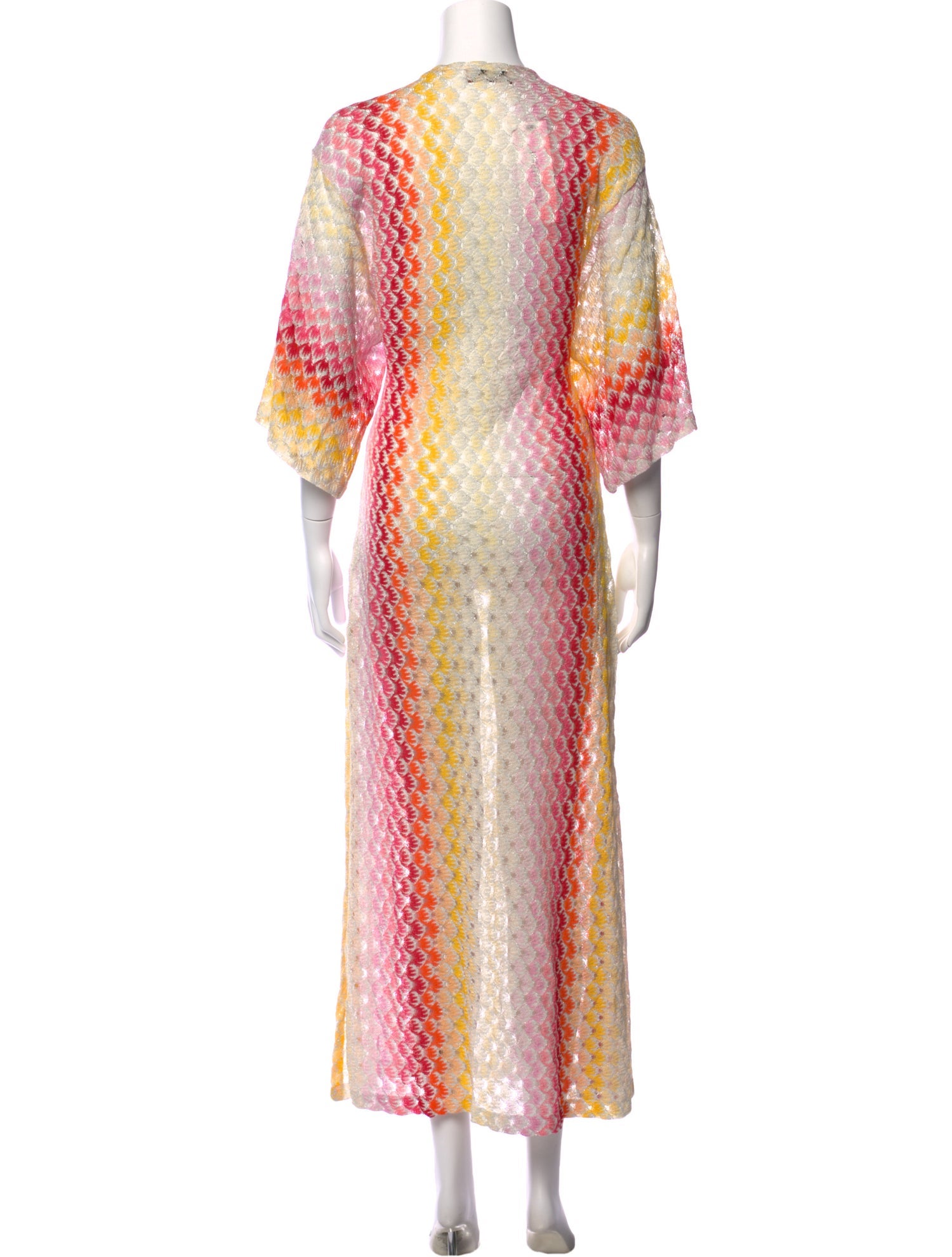 missoni dress pink Missoni One-shoulder Maxi Dress