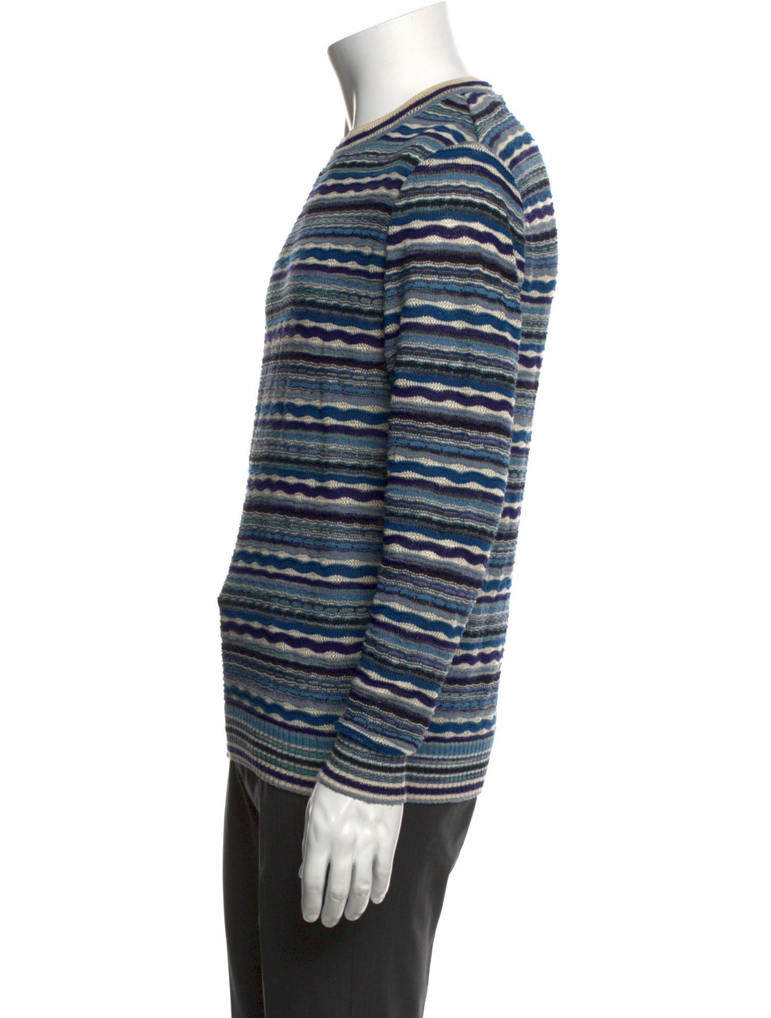 Missoni Striped Crew Neck Pullover