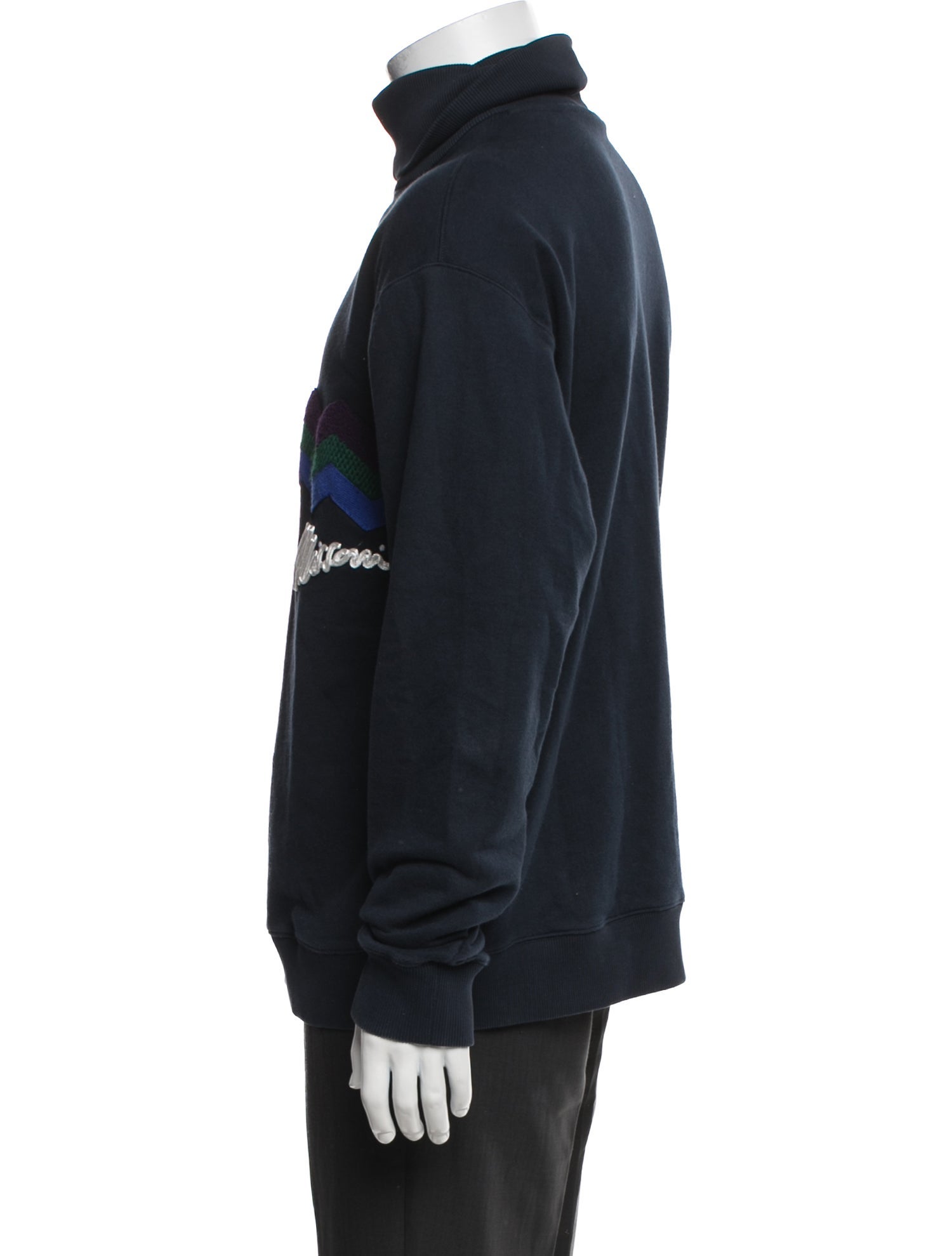 Missoni Patterned Mock Neck Pullover