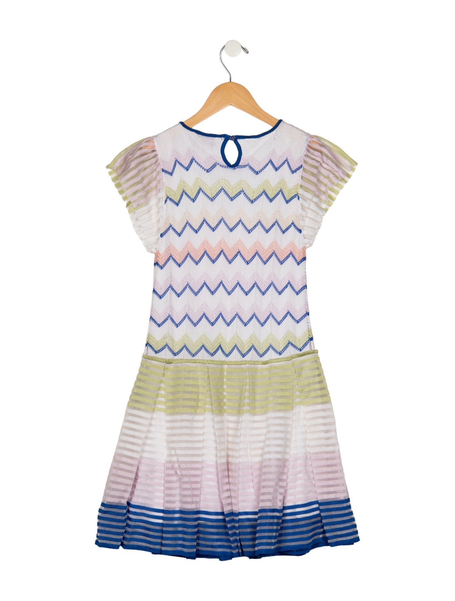 Missoni Kids' Girls' Patterned Short Sleeve Dress