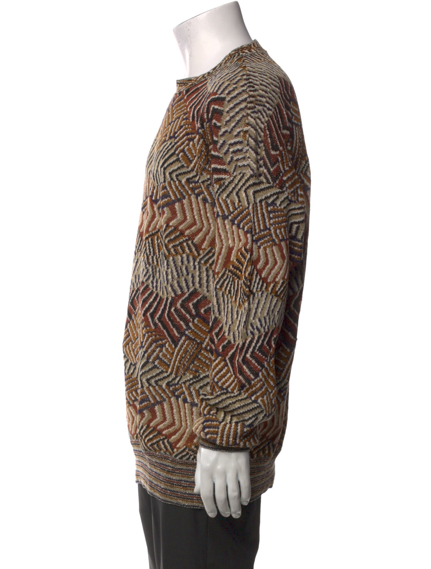 Missoni Patterned Crew Neck Pullover