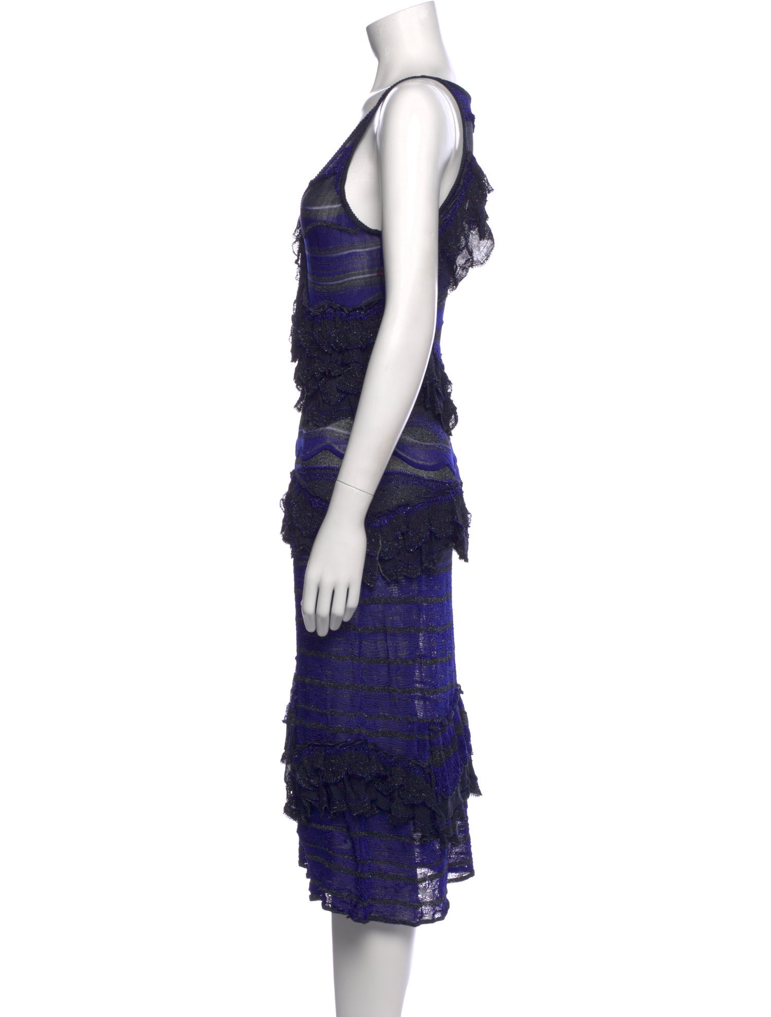 Missoni Striped Midi Length Dress