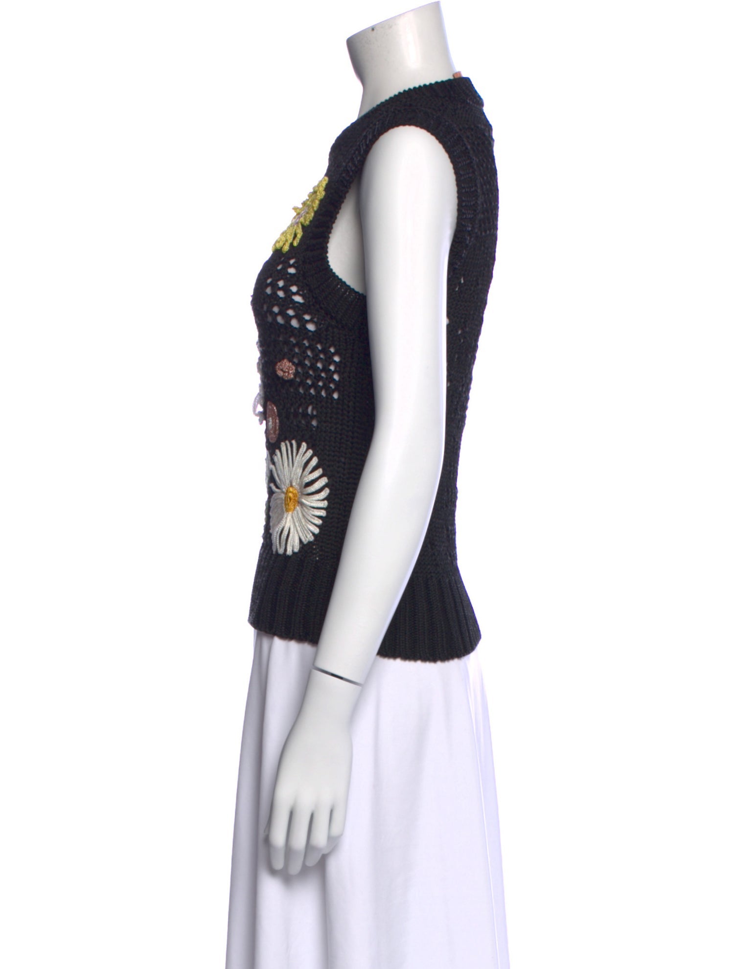 Missoni Floral Print Crew Neck Sweater