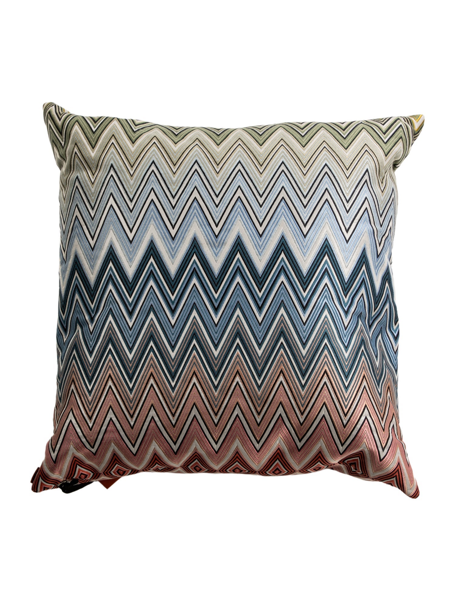 Missoni Zig Zag Pattern Throw Pillow