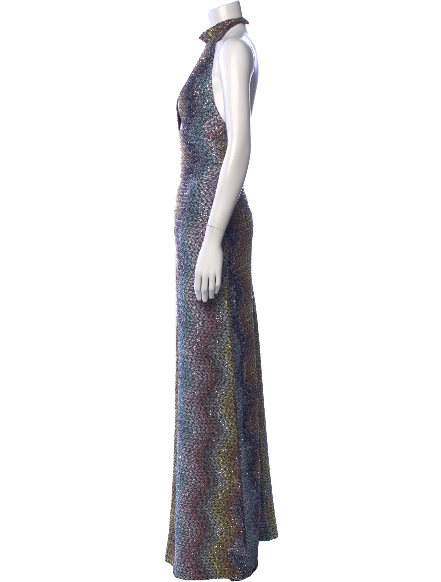 Missoni Patterned Long Dress w/ Tags