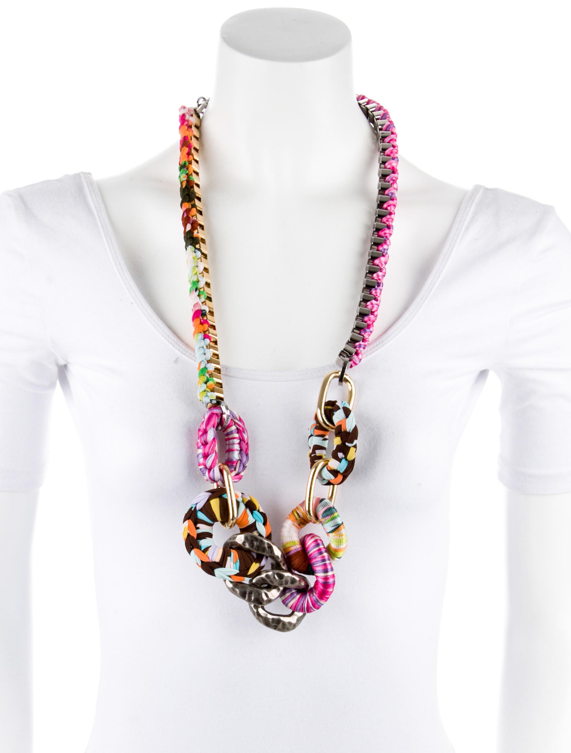 Missoni Woven Chain Necklace Necklaces MIS34339 The RealReal