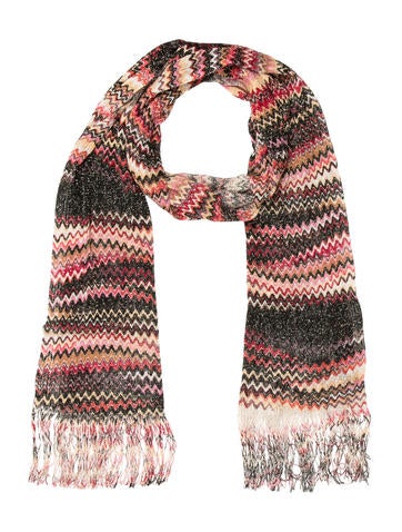 Missoni Metallic Chevron Scarf