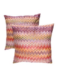 Missoni Set Of Two Chevron Throw Pillows Bedding Bath