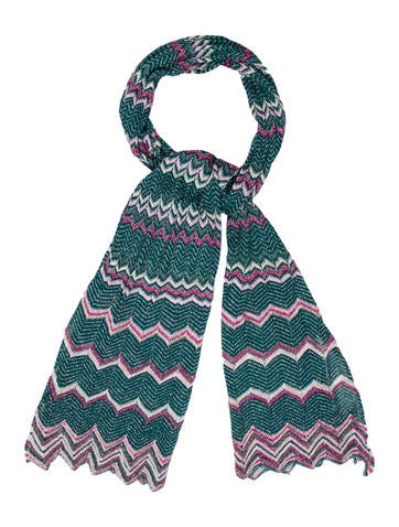 Missoni Multicolor Patterned Scarf w/ Tags