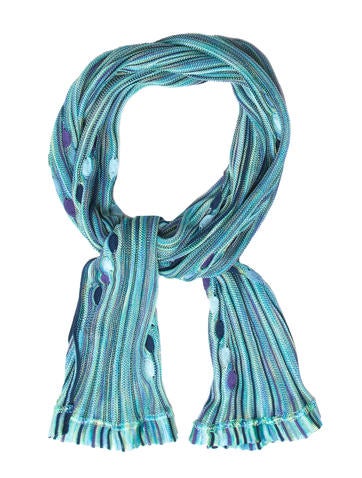 Missoni Open Knit Patterned Scarf