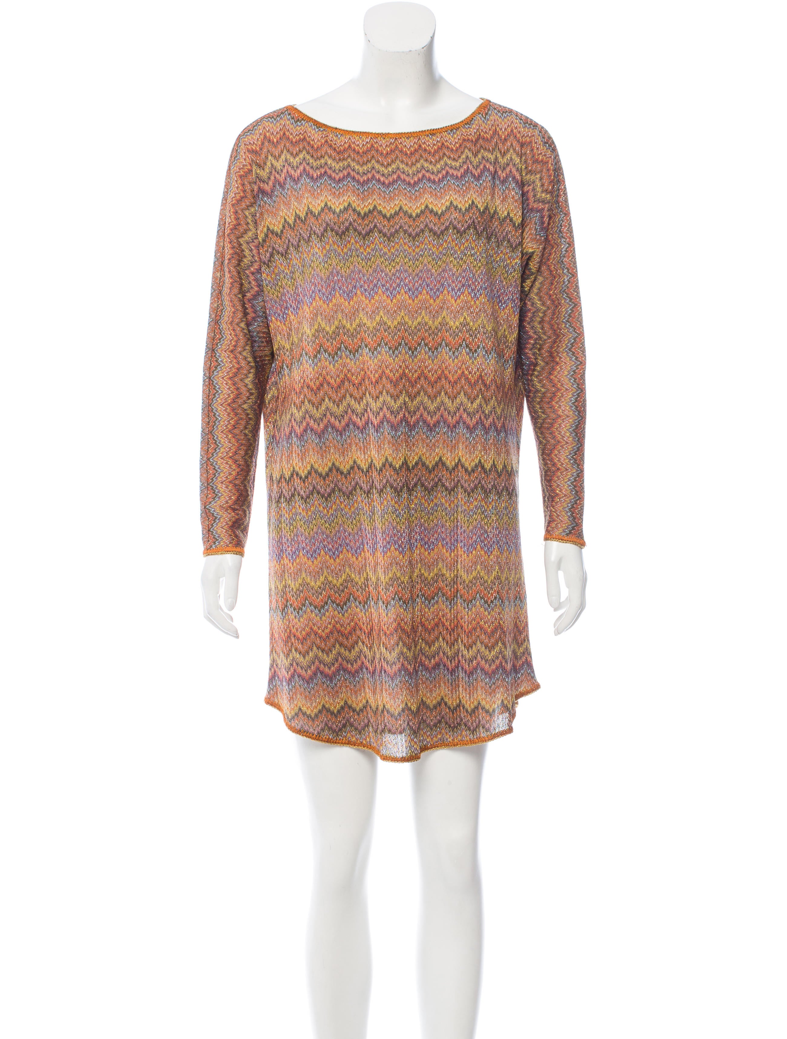 Missoni Chevron Knit Swim CoverUp Clothing MIS41387 The RealReal