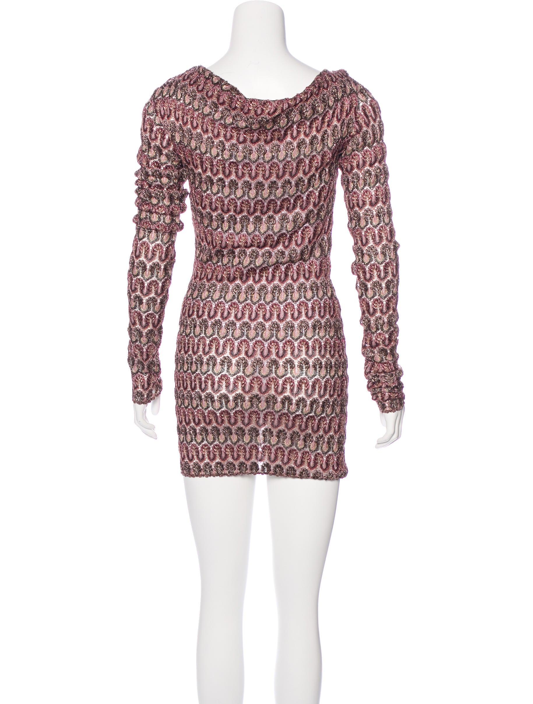 Missoni Knit MetallicAccented Dress Clothing MIS41495 The RealReal