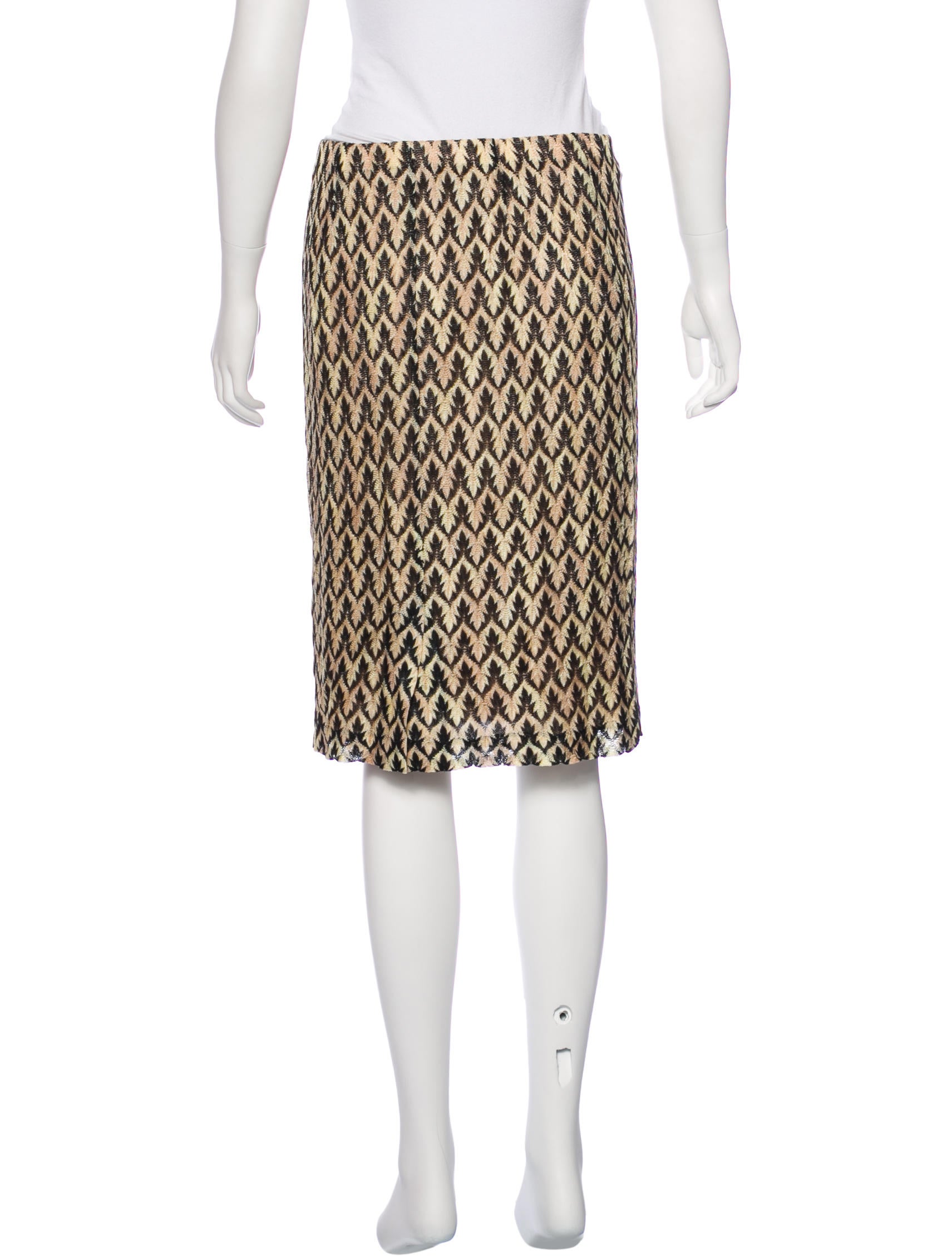 Missoni Knit Pencil Skirt - Clothing - MIS41999 The RealReal