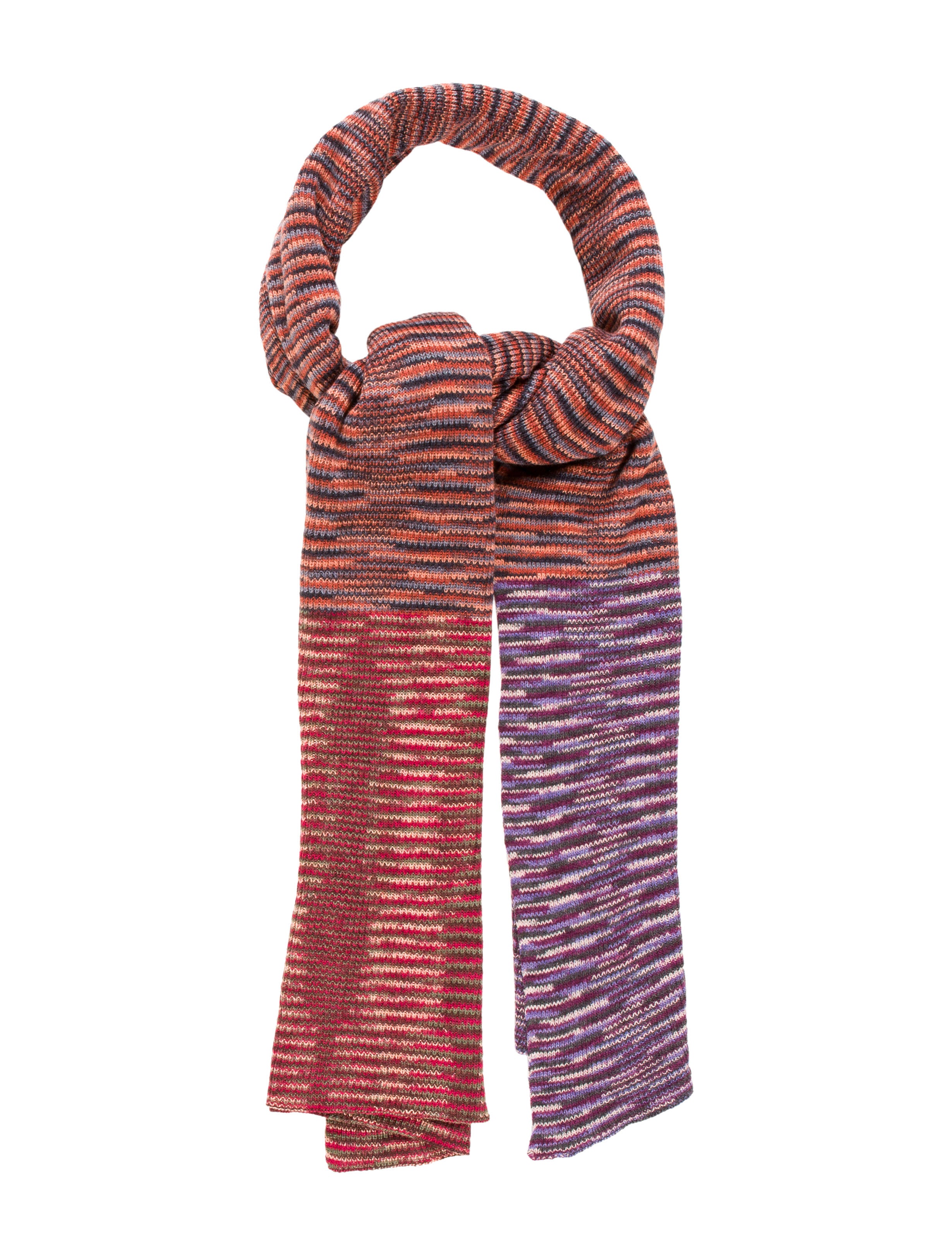 Missoni Cashmere Patterned Scarf Accessories MIS43007 The RealReal
