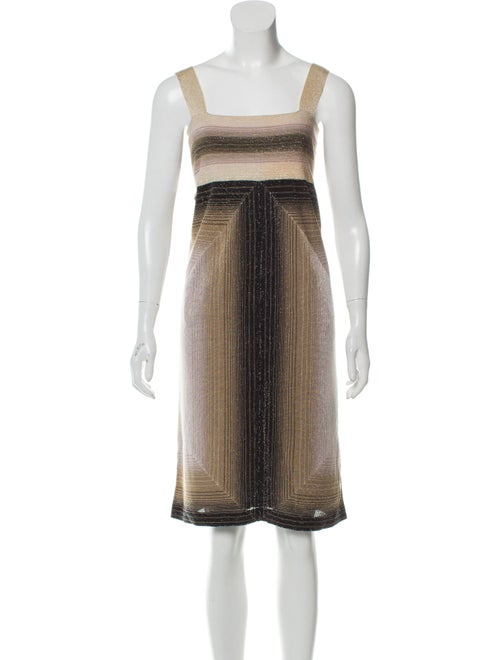 Missoni Metallic Sleeveless Dress Metallic