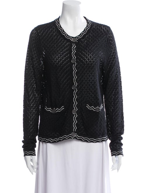 Missoni Knit Lightweight Cardigan Black