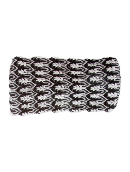 Missoni Chevron Knit Headband Black