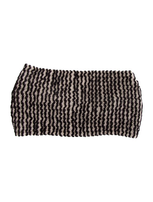 Missoni Woven Knit Headband Black