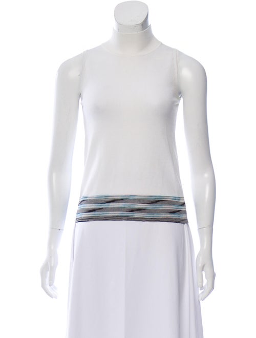 Missoni Mock Neck Sweater White