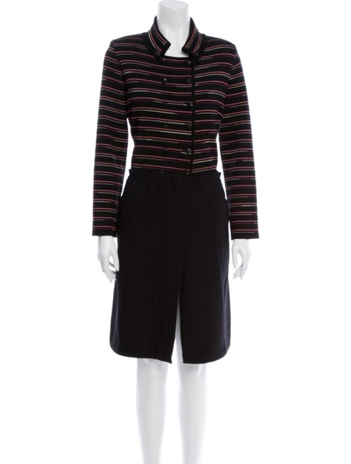 Missoni Striped Coat Black