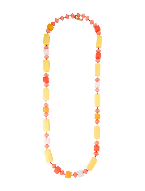 Missoni Resin Bead Necklace gold