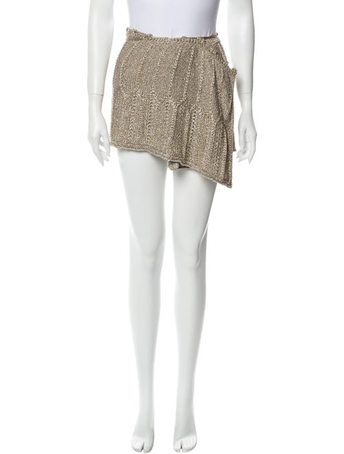 Missoni Mini Skirt Gold