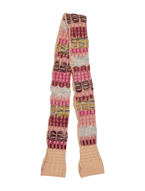 Missoni Wool & Mohair Scarf Tan
