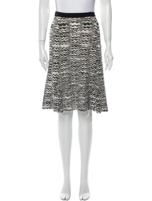 Missoni Wool Knit Skirt Black