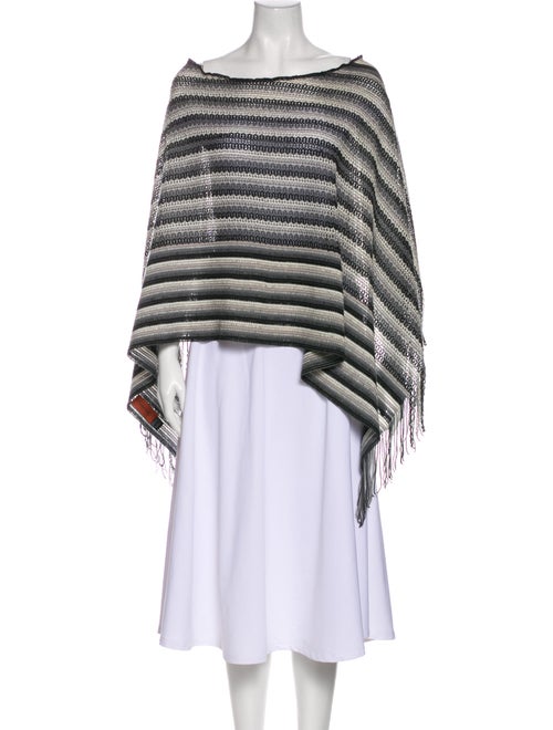 Missoni Striped Poncho Grey