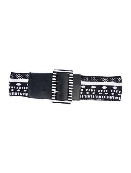 Missoni Woven Wide Belt Black