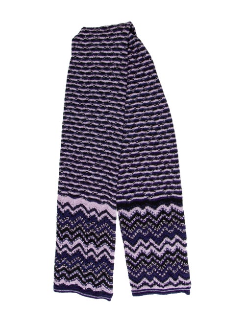 Missoni Wool Scarf Purple