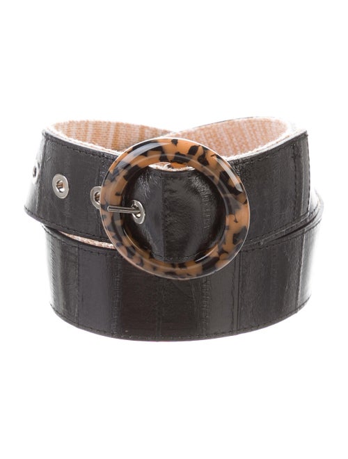 Missoni Ostrich Waist Belt Black