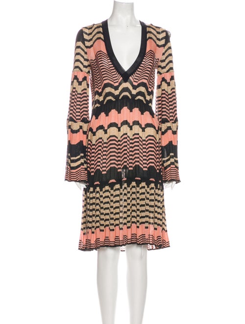 Missoni Striped Knee-Length Dress