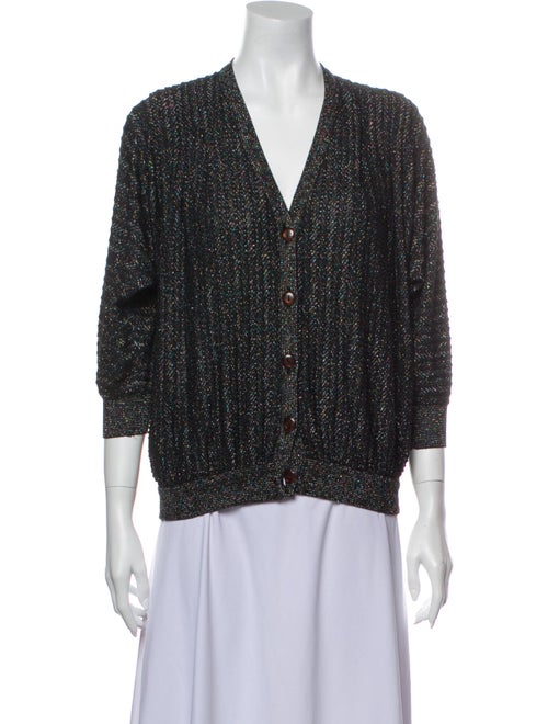 Missoni V-Neck Sweater Green