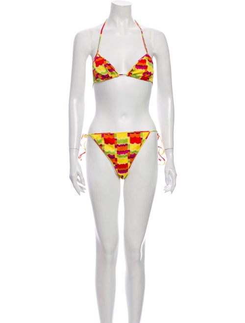 Missoni Printed Bikini Yellow