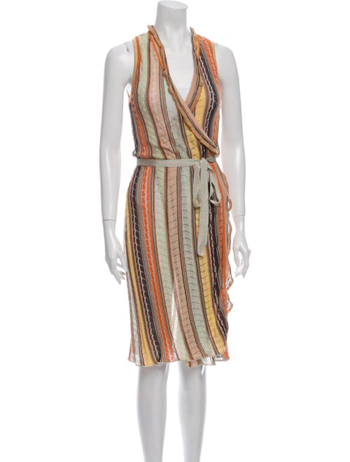 Missoni Striped Midi Length Dress