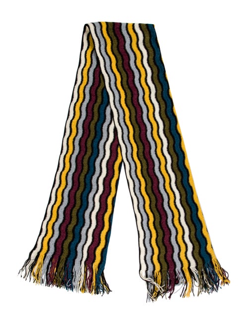 Missoni Chenille Knit Scarf black