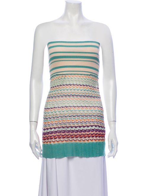 Missoni Striped Strapless Tunic