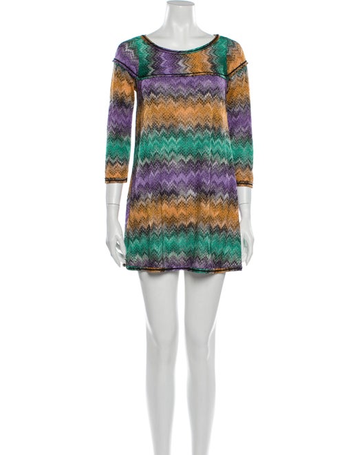 Missoni Striped Cover-Up Green