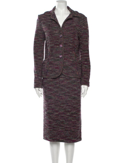 Missoni Vintage Wool Skirt Suit Wool