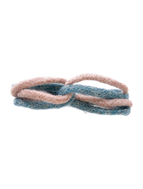 Missoni Knit Headband Blue