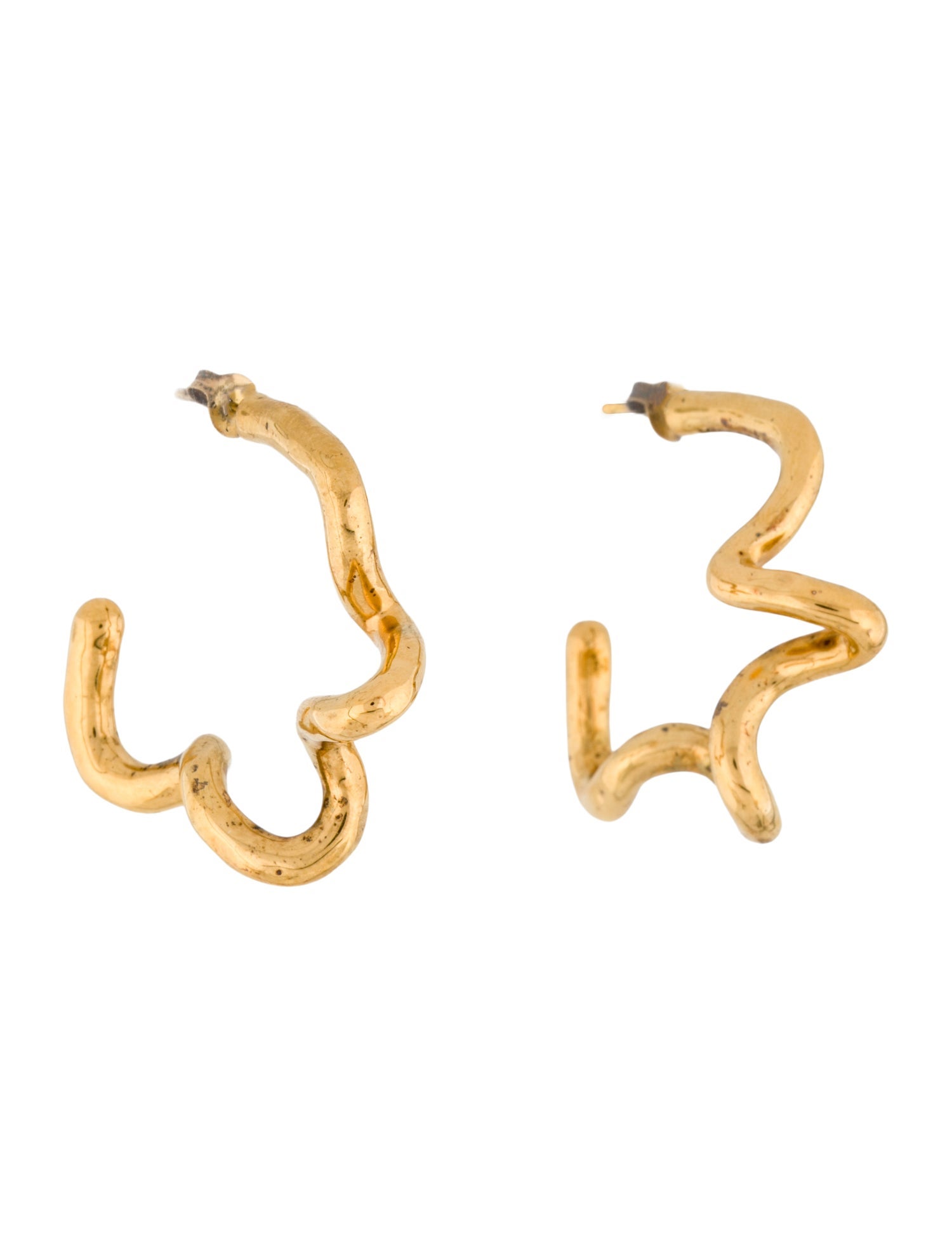 Missoma Squiggle Hoop Earrings