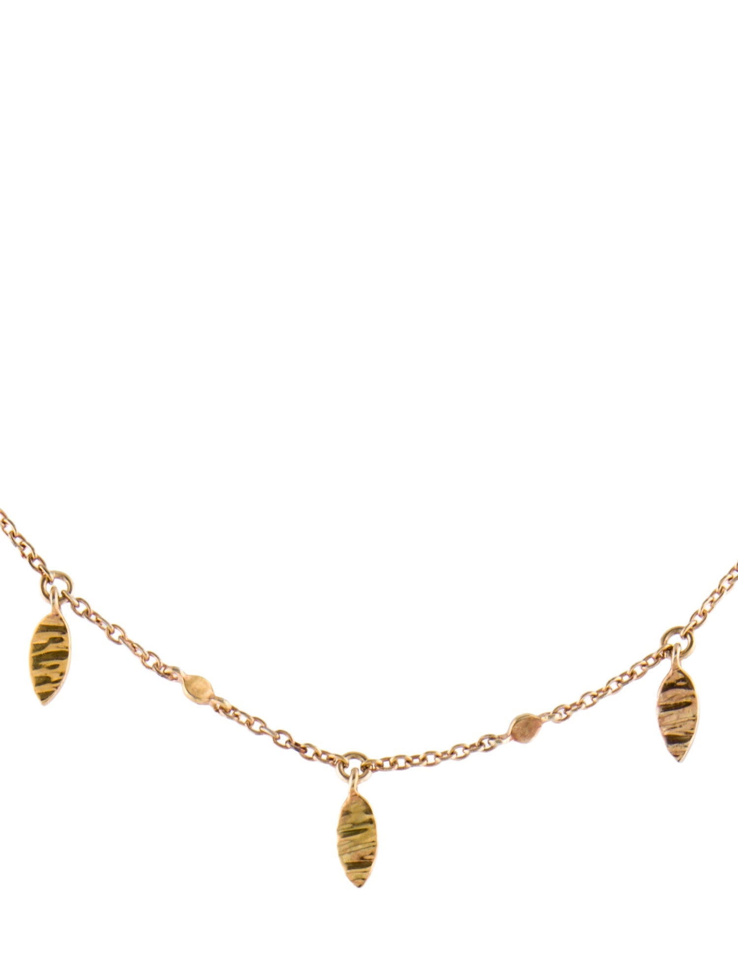 Missoma Leaf Charm Chocker