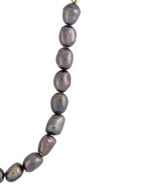 Missoma Baroque Pearl Twisted Link Necklace