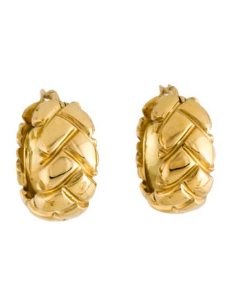 Missoma Lucy Williams Chunky Waffle Hoop Earrings